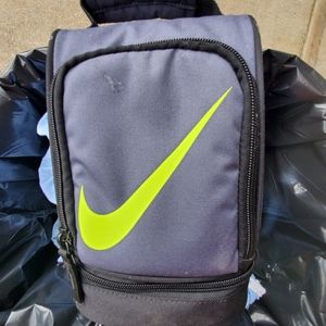 Nike standup lunchbox with top and bottom compartments